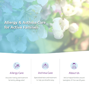 Bluegrass Allergy Care Web Page