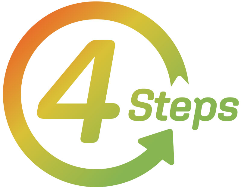 4 Steps Icon